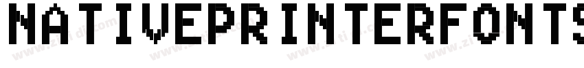 NativePrinterFontS R字体转换